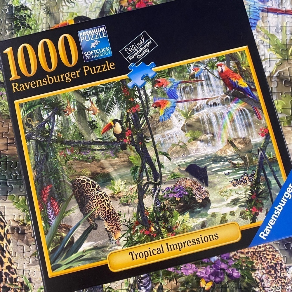 Ravensburger 1000 piece puzzle 'Tropical Impressions' jungle 2011 complete